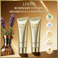 LUMÉI Rosemary Infused Shampoo & Conditoner Anti-Hair Fall Oil-control Soothing Antioxidant Volumizing Caffeine Niacinamide Piroctone Olamine